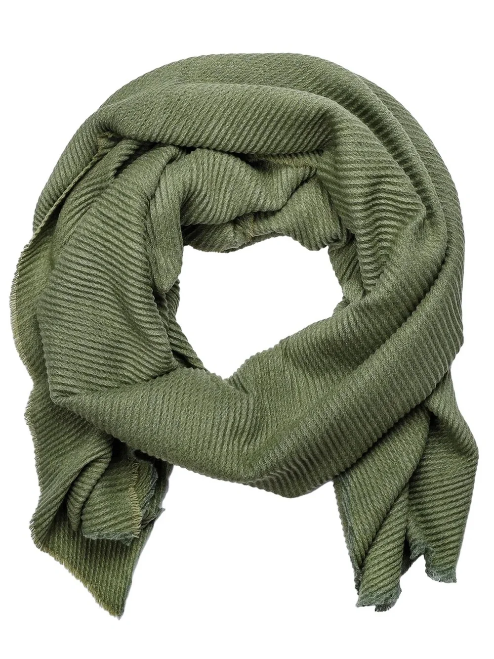 pistil Olive Ribbed Knit Scarf